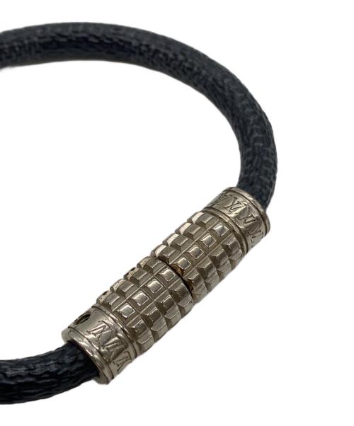 LOUIS VUITTON（ルイ ヴィトン）LOUIS VUITTON (ルイ ヴィトン) ブレスレット ブラック×シルバーの古着・服飾アイテム