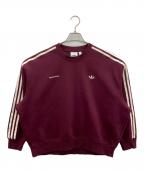adidas×Sporty & Richアディダス×スポーティーアンドリッチ）の古着「SWEAT SHIRT」｜レッド