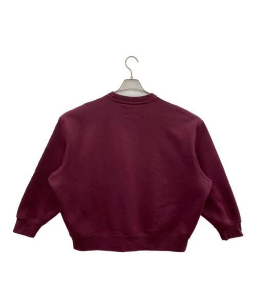 adidas（アディダス）adidas (アディダス) Sporty & Rich (スポーティーアンドリッチ) SWEAT SHIRT レッド サイズ:2XLの古着・服飾アイテム