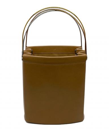 【ヴィンテージ希少品・美品】Cartier ブラック ハンドバッグ ゴールド金具 Cartier】ハンドバッグパンテールパンサーブラックゴールド金具