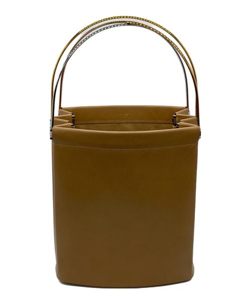 Cartier（カルティエ）Cartier (カルティエ) ハンドバッグ　トリニティ ドゥ カルティエ ゴールド×ベージュの古着・服飾アイテム