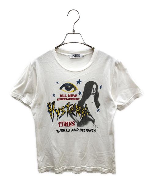 Hysteric Glamour（ヒステリックグラマー）Hysteric Glamour (ヒステリックグラマー) プリントピチT ホワイト サイズ:Sの古着・服飾アイテム
