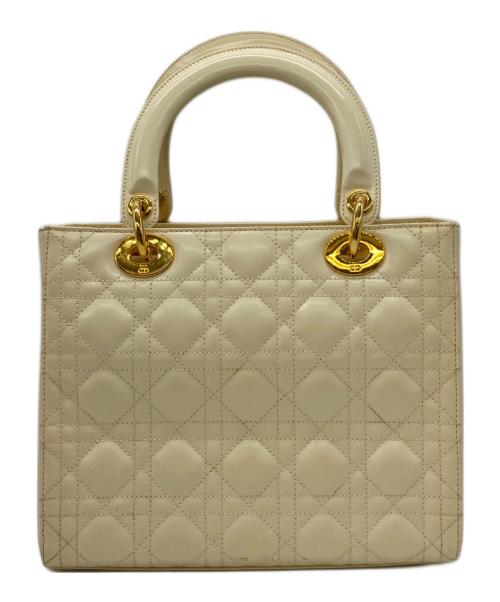 Christian Dior（クリスチャン ディオール）Christian Dior (クリスチャン ディオール) 2WAYショルダーバッグ アイボリーの古着・服飾アイテム