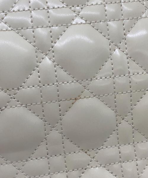 Christian Dior（クリスチャン ディオール）Christian Dior (クリスチャン ディオール) 2WAYショルダーバッグ アイボリーの古着・服飾アイテム