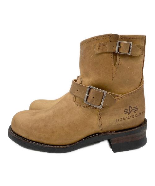 ALPHA（アルファ）ALPHA (アルファ) エンジニアブーツ ブラウン サイズ:SIZE 27cmの古着・服飾アイテム