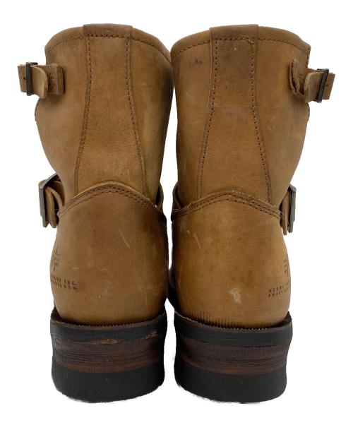 ALPHA（アルファ）ALPHA (アルファ) エンジニアブーツ ブラウン サイズ:SIZE 27cmの古着・服飾アイテム