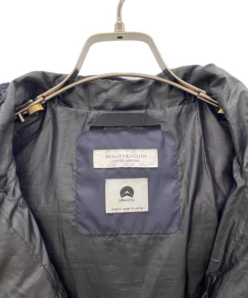 BEAUTY&YOUTH UNITED ARROWS（ビューティーアンドユースユナイテッドアローズ）BEAUTY&YOUTH UNITED ARROWS (ビューティーアンドユースユナイテッドアローズ) BY ”小松マテーレ” パッカブル ダウンパーカ ネイビー サイズ:SIZE Mの古着・服飾アイテム