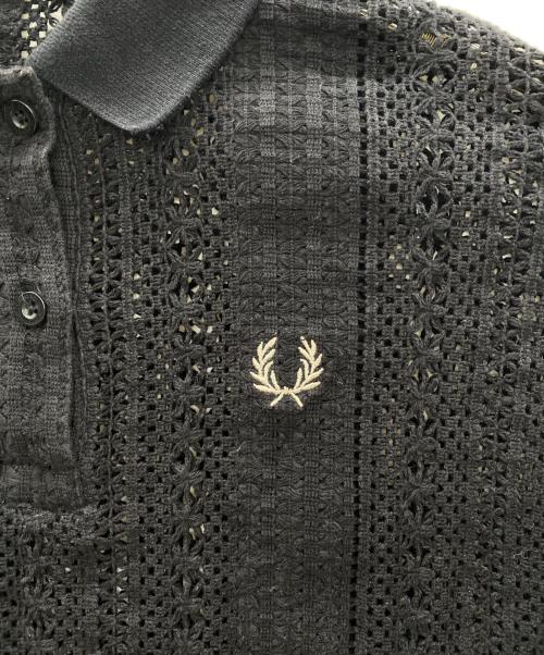FRED PERRY（フレッドペリー）FRED PERRY (フレッドペリー) ポロシャツ ブラック サイズ:Lの古着・服飾アイテム