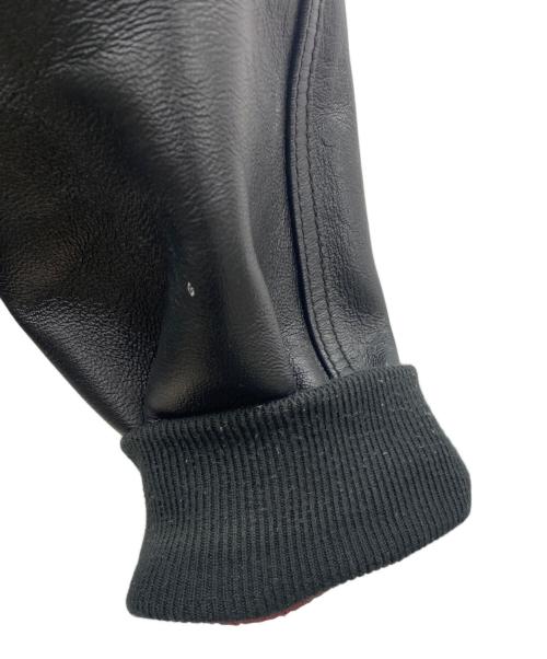 AVIREX（アヴィレックス）AVIREX (アヴィレックス) レザージャケット ブラック サイズ:XLの古着・服飾アイテム