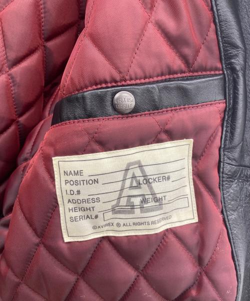 AVIREX（アヴィレックス）AVIREX (アヴィレックス) レザージャケット ブラック サイズ:XLの古着・服飾アイテム