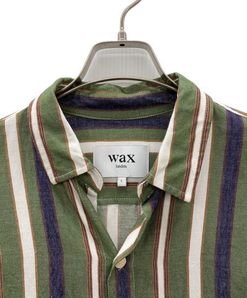 WAX LONDON（ワックスロンドン）WAX LONDON (ワックスロンドン) 長袖シャツ グリーン サイズ:Lの古着・服飾アイテム