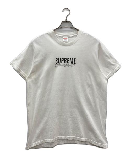 SUPREME（シュプリーム）SUPREME (シュプリーム) 半袖カットソー ホワイト サイズ:Lの古着・服飾アイテム
