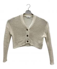 SACRA（サクラ）の古着「メッシュカーディガン」｜ホワイト