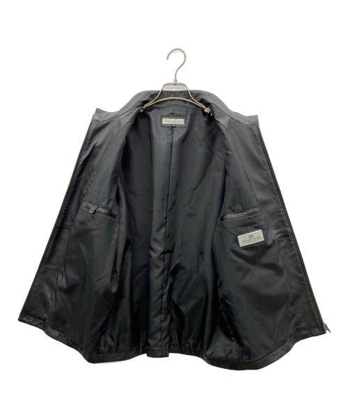 rotary group（ロータリーグループ）rotary group (ロータリーグループ) レザージャケット ブラック サイズ:48の古着・服飾アイテム