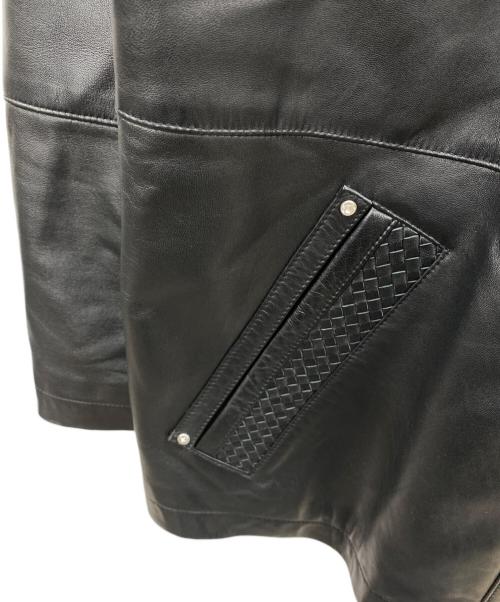 rotary group（ロータリーグループ）rotary group (ロータリーグループ) レザージャケット ブラック サイズ:48の古着・服飾アイテム