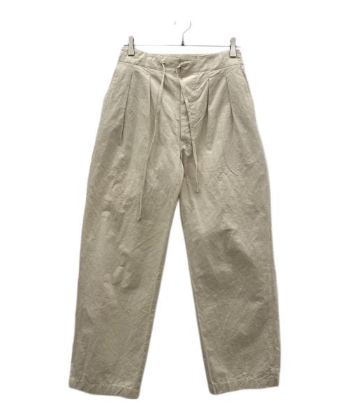 MACKINTOSH PHILOSOPHY（マッキントッシュ フィロソフィー）MACKINTOSH PHILOSOPHY (マッキントッシュ フィロソフィー) タックパンツ ホワイト サイズ:6の古着・服飾アイテム