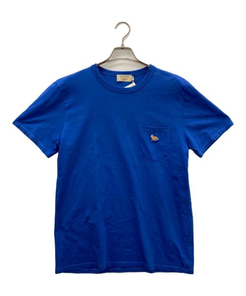 maison kitsune（メゾンキツネ）maison kitsune (メゾンキツネ) 半袖カットソー ブルー サイズ:M 未使用品の古着・服飾アイテム