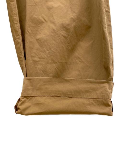 STUDIO NICHOLSON（スタジオ ニコルソン）STUDIO NICHOLSON (スタジオ ニコルソン) YALE DOUBLE PLEAT VOLUME PANTS ブラウン サイズ:S 未使用品の古着・服飾アイテム