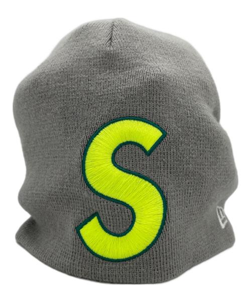 SUPREME（シュプリーム）SUPREME (シュプリーム) New Era (ニューエラ) ニット帽 グレーの古着・服飾アイテム