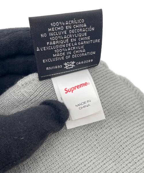 SUPREME（シュプリーム）SUPREME (シュプリーム) New Era (ニューエラ) ニット帽 グレーの古着・服飾アイテム