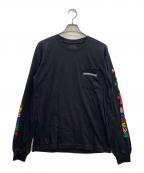 CHROME HEARTSクロムハーツ）の古着「長袖カットソー」｜ブラック