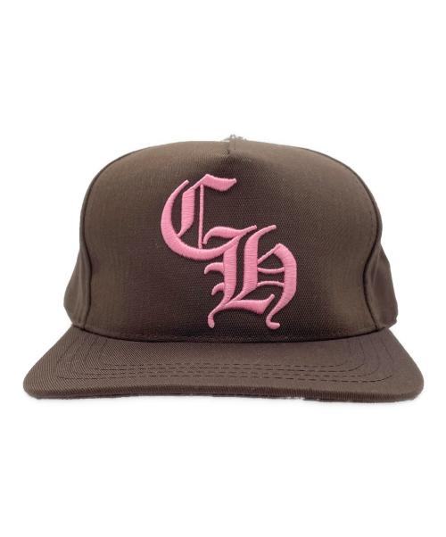 CHROME HEARTS（クロムハーツ）CHROME HEARTS (クロムハーツ) キャップ ピンク×ブラウンの古着・服飾アイテム