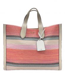 Kate Spade（ケイトスペード）の古着「2WAYトートバッグ」｜ベージュ×ピンク