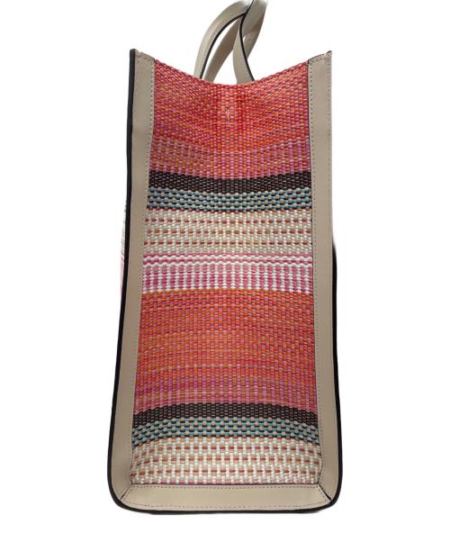 Kate Spade（ケイトスペード）Kate Spade (ケイトスペード) 2WAYトートバッグ ベージュ×ピンクの古着・服飾アイテム