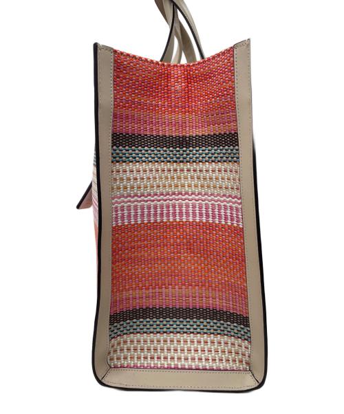 Kate Spade（ケイトスペード）Kate Spade (ケイトスペード) 2WAYトートバッグ ベージュ×ピンクの古着・服飾アイテム