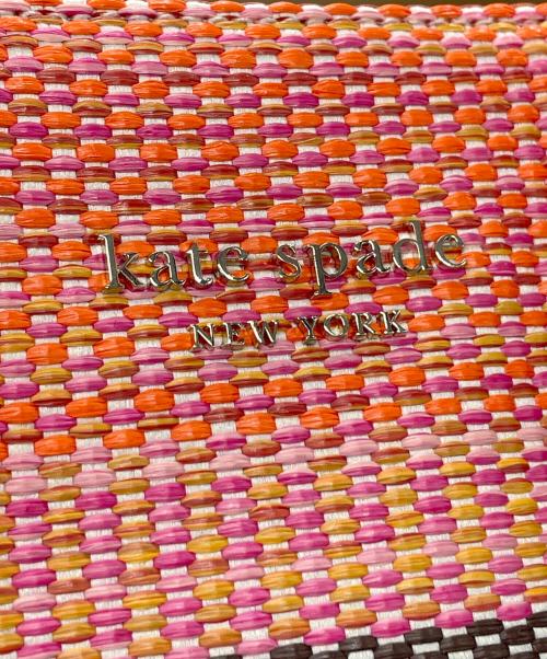 Kate Spade（ケイトスペード）Kate Spade (ケイトスペード) 2WAYトートバッグ ベージュ×ピンクの古着・服飾アイテム