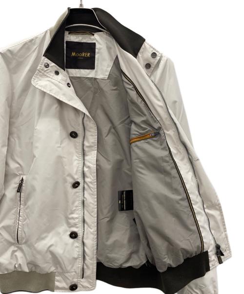 MOORER（ムーレー）MOORER (ムーレー) ナイロンジャケット ベージュ サイズ:46の古着・服飾アイテム