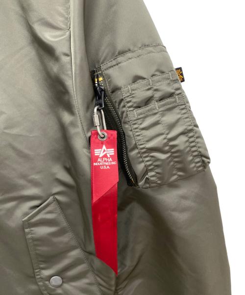 ALPHA INDUSTRIES（アルファインダストリーズ）ALPHA INDUSTRIES (アルファインダストリーズ) フライトジャケット オリーブ サイズ:SIZE　Mの古着・服飾アイテム