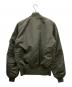 ALPHA INDUSTRIES (アルファインダストリーズ) フライトジャケット オリーブ サイズ:SIZE　M：7000円