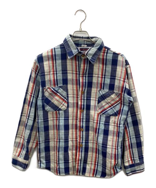 big mac（ビッグマック）big mac (ビッグマック) 長袖シャツ ブルー サイズ:XLの古着・服飾アイテム