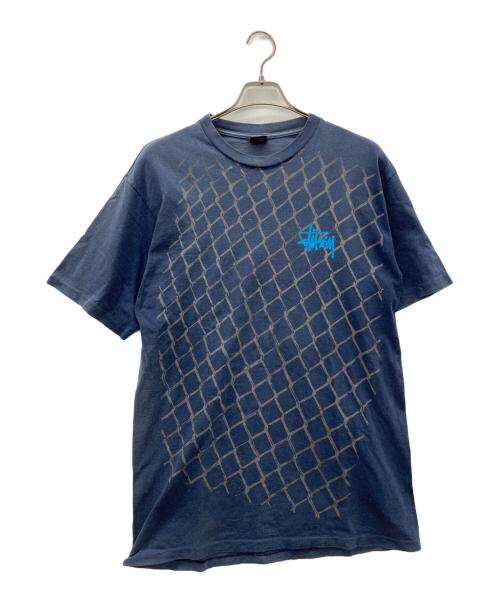 stussy（ステューシー）stussy (ステューシー) 半袖カットソー ネイビー サイズ:Lの古着・服飾アイテム