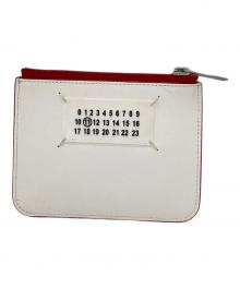 Maison Margiela（メゾンマルジェラ）の古着「コインケース」｜ホワイト×レッド