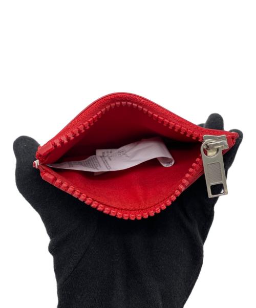 Maison Margiela（メゾンマルジェラ）Maison Margiela (メゾンマルジェラ) コインケース ホワイト×レッドの古着・服飾アイテム