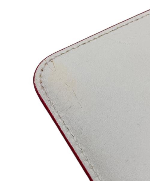 Maison Margiela（メゾンマルジェラ）Maison Margiela (メゾンマルジェラ) コインケース ホワイト×レッドの古着・服飾アイテム