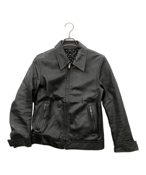 WACKO MARIA（ワコマリア）WACKO MARIA (ワコマリア) レザージャケット ブラック サイズ:Sの古着・服飾アイテム