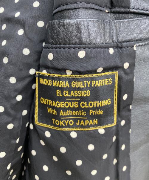 WACKO MARIA（ワコマリア）WACKO MARIA (ワコマリア) レザージャケット ブラック サイズ:Sの古着・服飾アイテム