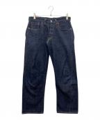 one piece of rockワンピースオブロック）の古着「セルビッチデニムパンツ」｜インディゴ