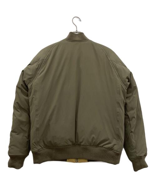 Eddie Bauer（エディーバウアー）Eddie Bauer (エディーバウアー) リバーシブルダウンジャケット ベージュ サイズ:Ｍの古着・服飾アイテム