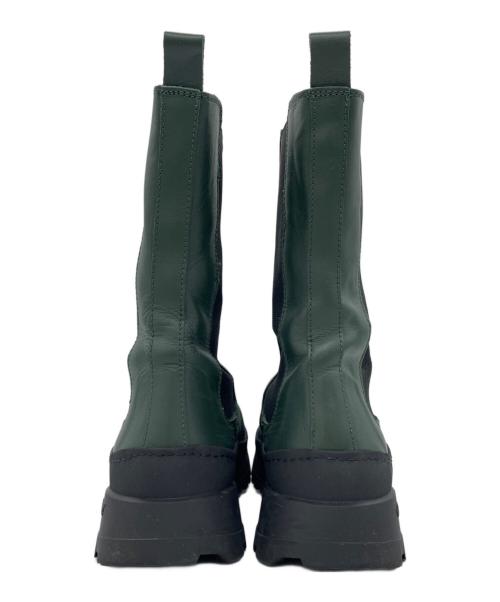 REMME（レメ）REMME (レメ) サイドゴアブーツ グリーン サイズ:36の古着・服飾アイテム