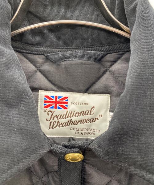 Traditional Weatherwear（トラディショナルウェザーウェア）Traditional Weatherwear (トラディショナルウェザーウェア) キルティングコート ブラック サイズ:38の古着・服飾アイテム