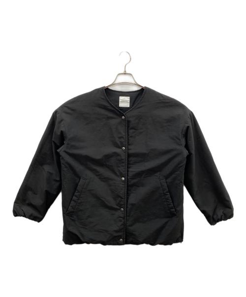 kurashi&trips publishing（クラシアンドトリップス パブリッシング）kurashi&trips publishing (クラシアンドトリップス パブリッシング) ノーカラージャケット ブラック サイズ:2の古着・服飾アイテム