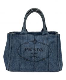 PRADA（プラダ）の古着「デニムトートバッグ」