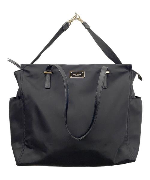 Kate Spade（ケイトスペード）Kate Spade (ケイトスペード) マザーズバッグ ブラックの古着・服飾アイテム