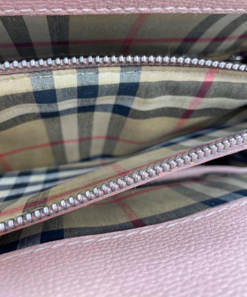 BURBERRY（バーバリー）BURBERRY (バーバリー) 2WAYショルダーバッグ ピンクの古着・服飾アイテム