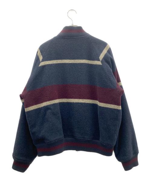 POLO RALPH LAUREN（ポロ・ラルフローレン）POLO RALPH LAUREN (ポロ・ラルフローレン) ウールジャケット ワインレッド×ネイビー サイズ:Ｍの古着・服飾アイテム