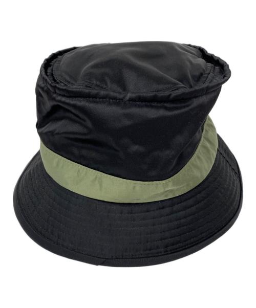 PORTER（ポーター）PORTER (ポーター) ハット ブラック×オリーブの古着・服飾アイテム